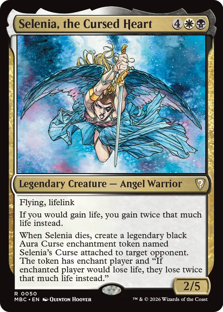 Selenia, the Cursed Heart [Mystery Booster: Commander Edition] | Total Play
