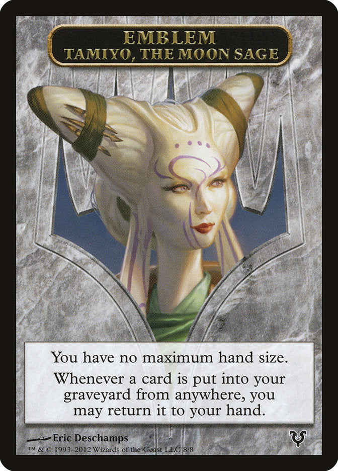 Tamiyo, the Moon Sage Emblem [Avacyn Restored Tokens] | Total Play