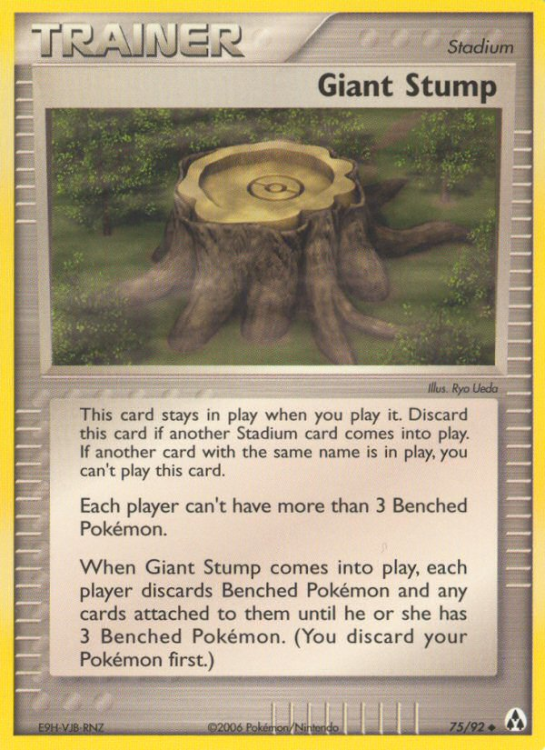 Giant Stump (75/92) [EX: Legend Maker] | Total Play