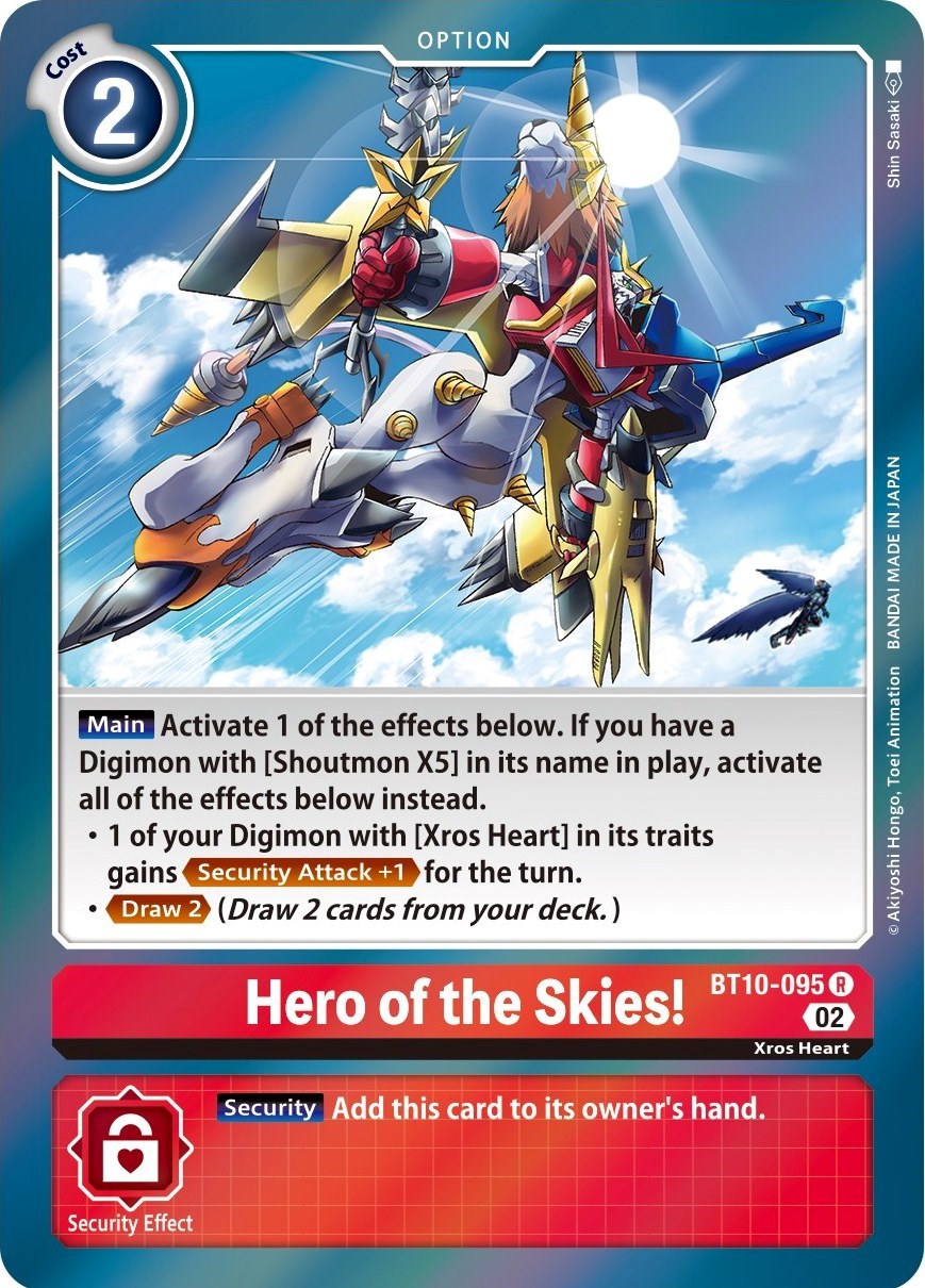 Hero of the Skies! [BT10-095] [Xros Encounter] | Total Play