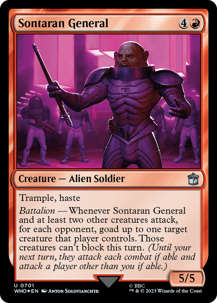 Sontaran General (Surge Foil) [Doctor Who] | Total Play