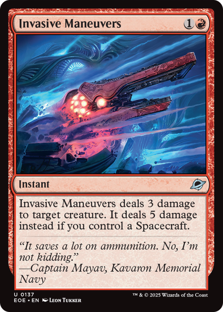 Invasive Maneuvers [Edge of Eternities] | Total Play