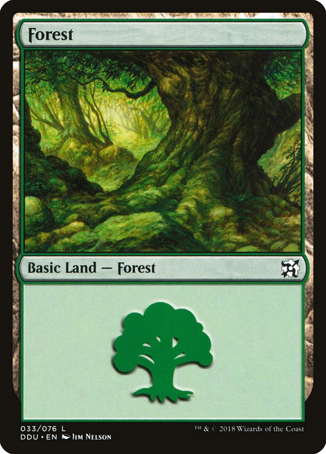 Forest (33) [Duel Decks: Elves vs. Inventors] | Total Play