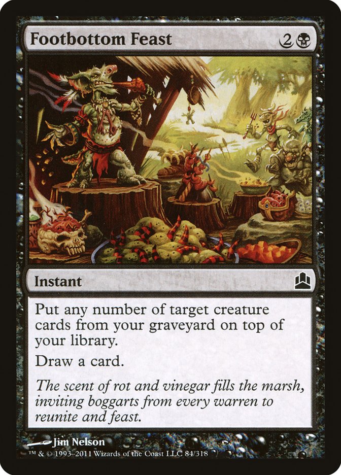 Footbottom Feast [Commander 2011] | Total Play