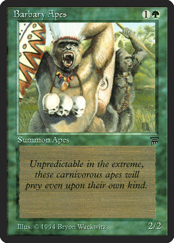 Barbary Apes [Legends] | Total Play