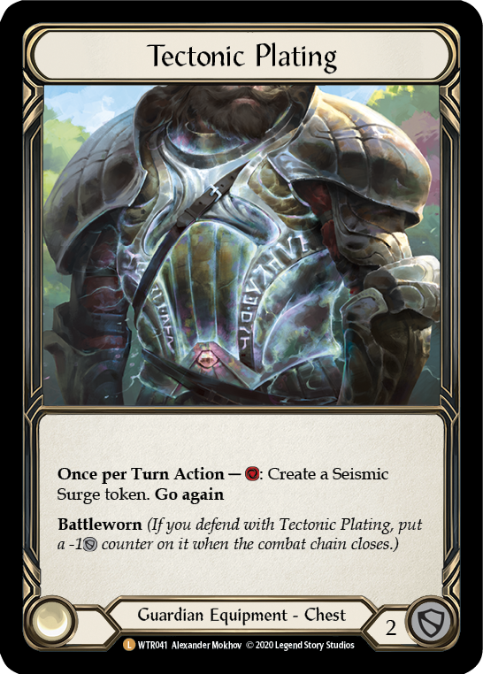 Tectonic Plating [U-WTR041] (Welcome to Rathe Unlimited)  Unlimited Rainbow Foil | Total Play