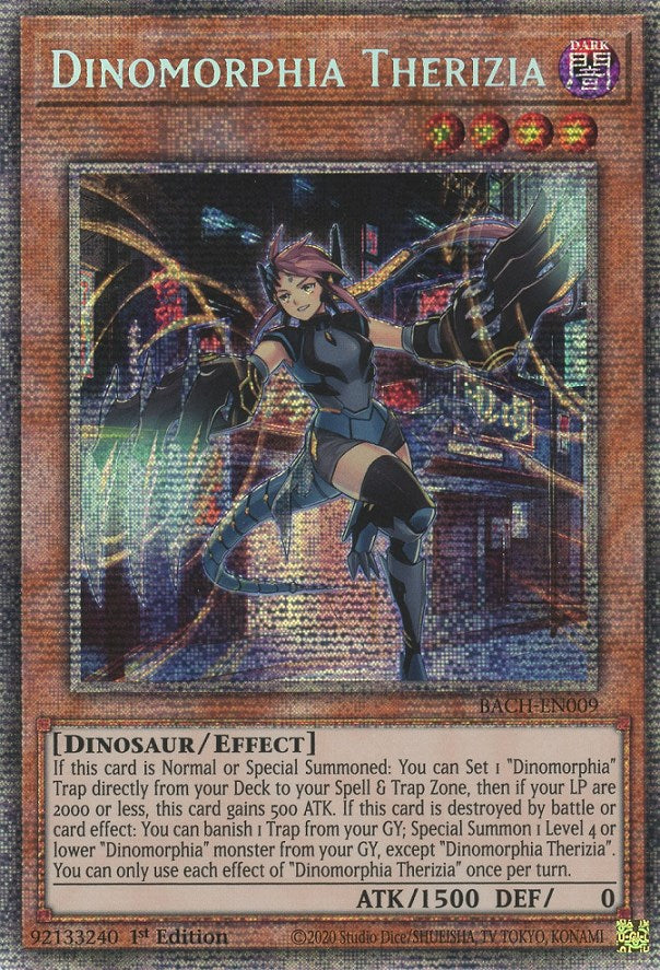 Dinomorphia Therizia [BACH-EN009] Starlight Rare | Total Play