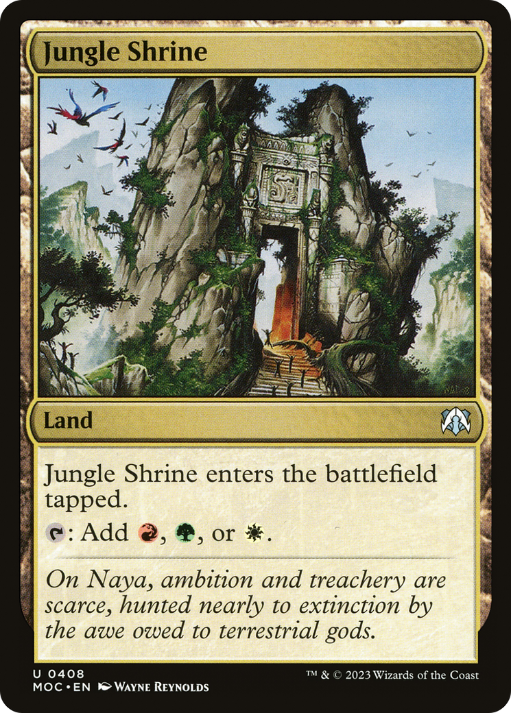 Jungle Shrine [March of the Machine Commander] | Total Play