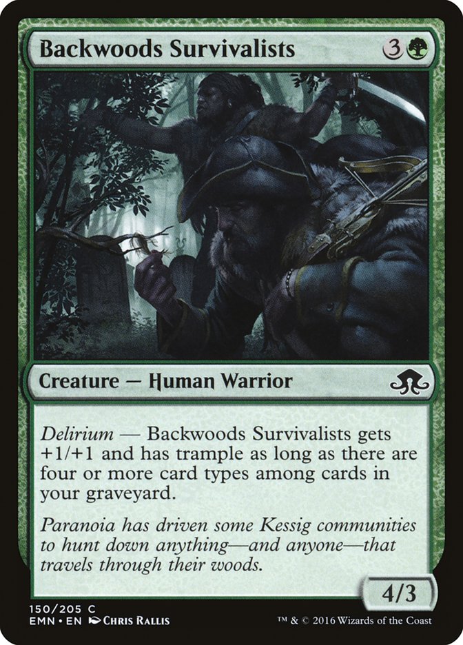 Backwoods Survivalists [Eldritch Moon] | Total Play