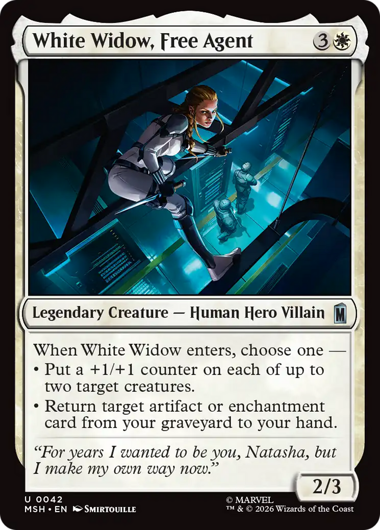 White Widow, Free Agent [Marvel Super Heroes] | Total Play