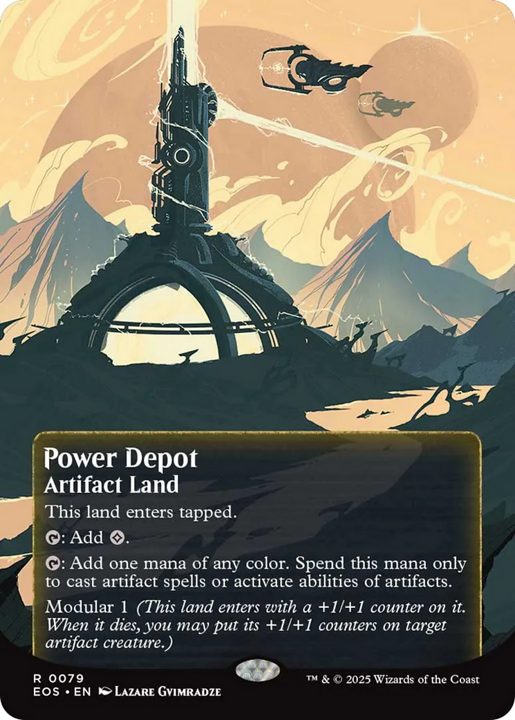 Power Depot (0079) (Borderless) [Edge of Eternities: Stellar Sights] | Total Play