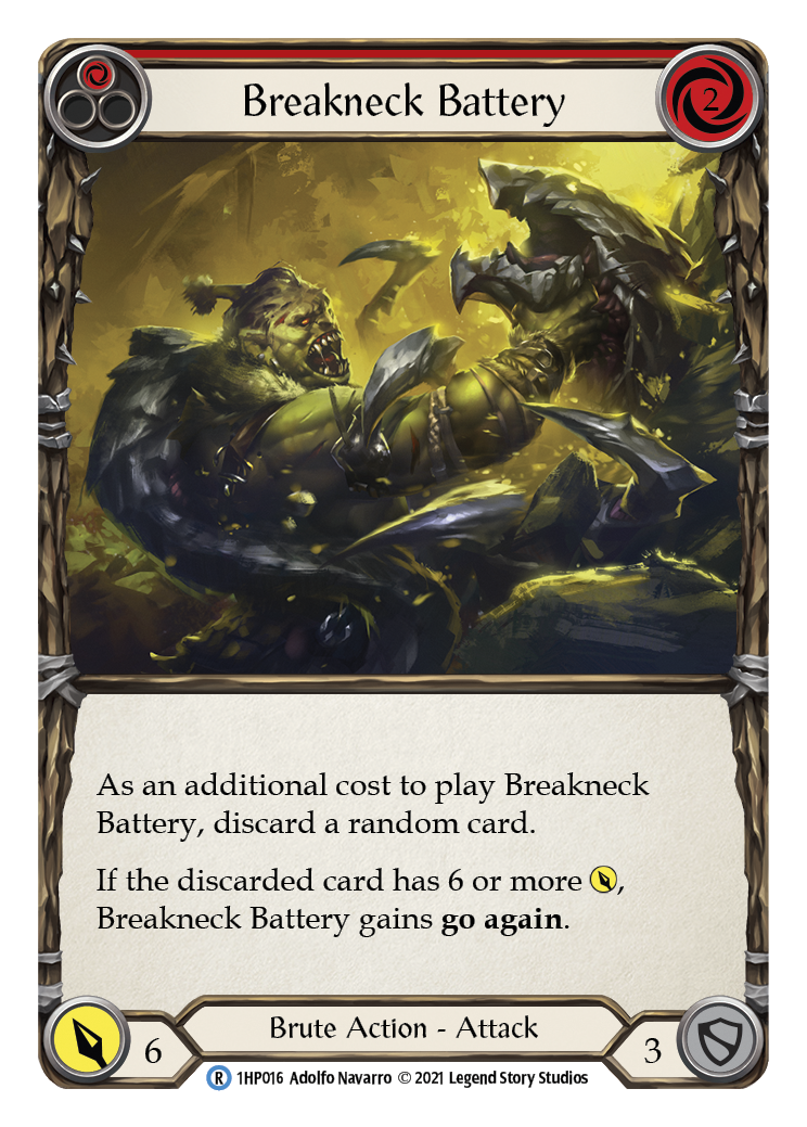 Breakneck Battery (Red) [1HP016] (History Pack 1) | Total Play