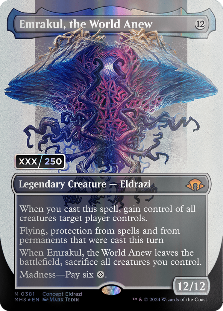 Emrakul, the World Anew (Borderless) (Serial Numbered) [Modern Horizons 3] | Total Play