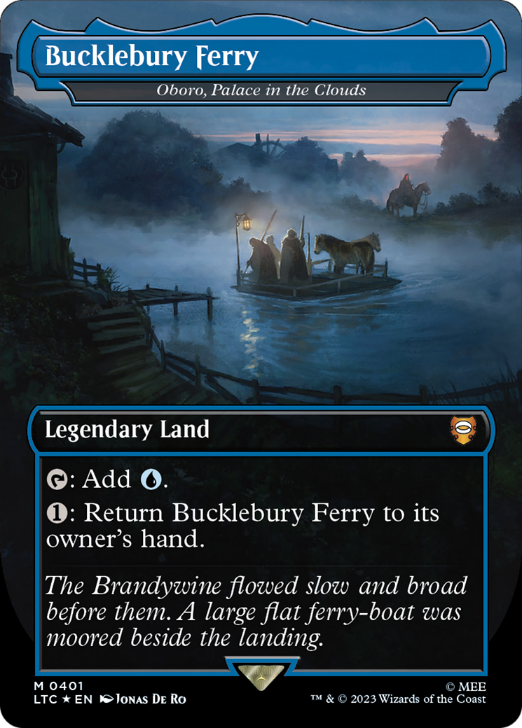 Bucklebury Ferry - Oboro, Palace in the Clouds (Surge Foil Realms and Relics) [The Lord of the Rings: Tales of Middle-Earth Commander] | Total Play