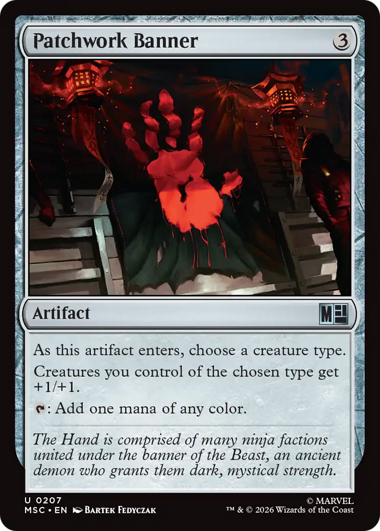 Patchwork Banner (Surge Foil) [Marvel Super Heroes Commander] | Total Play