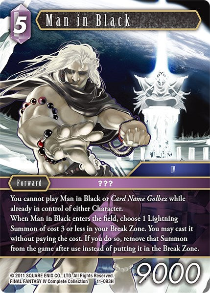 Man in Black [Opus XI] | Total Play