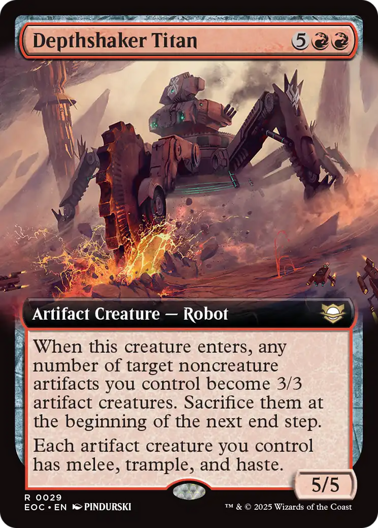 Depthshaker Titan (Extended Art) [Edge of Eternities Commander] | Total Play