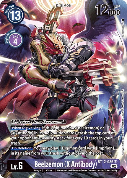 Beelzemon (X Antibody) [BT12-085] (Alternate Art) [Across Time] | Total Play