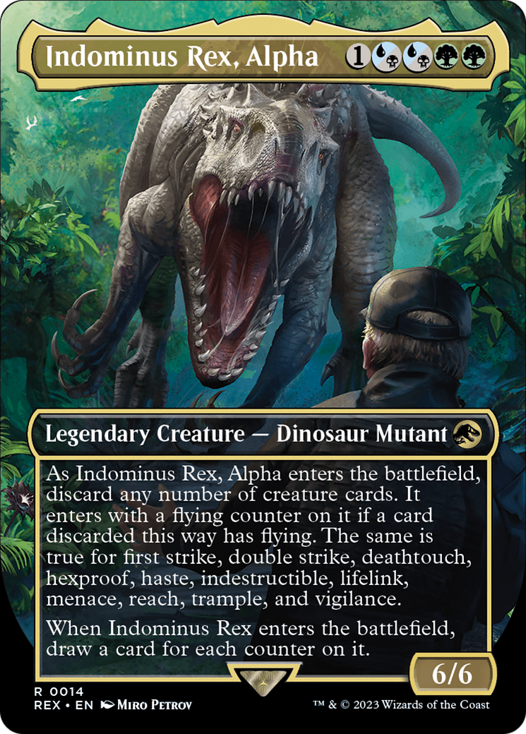 Indominus Rex, Alpha (Borderless) [Jurassic World Collection] | Total Play