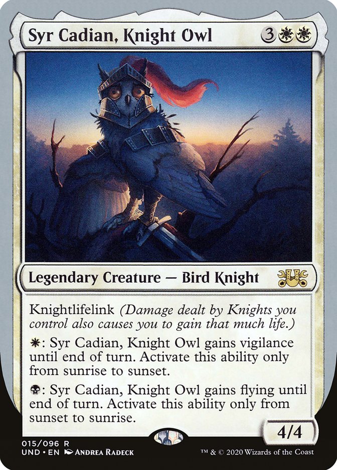 Syr Cadian, Knight Owl [Unsanctioned] | Total Play