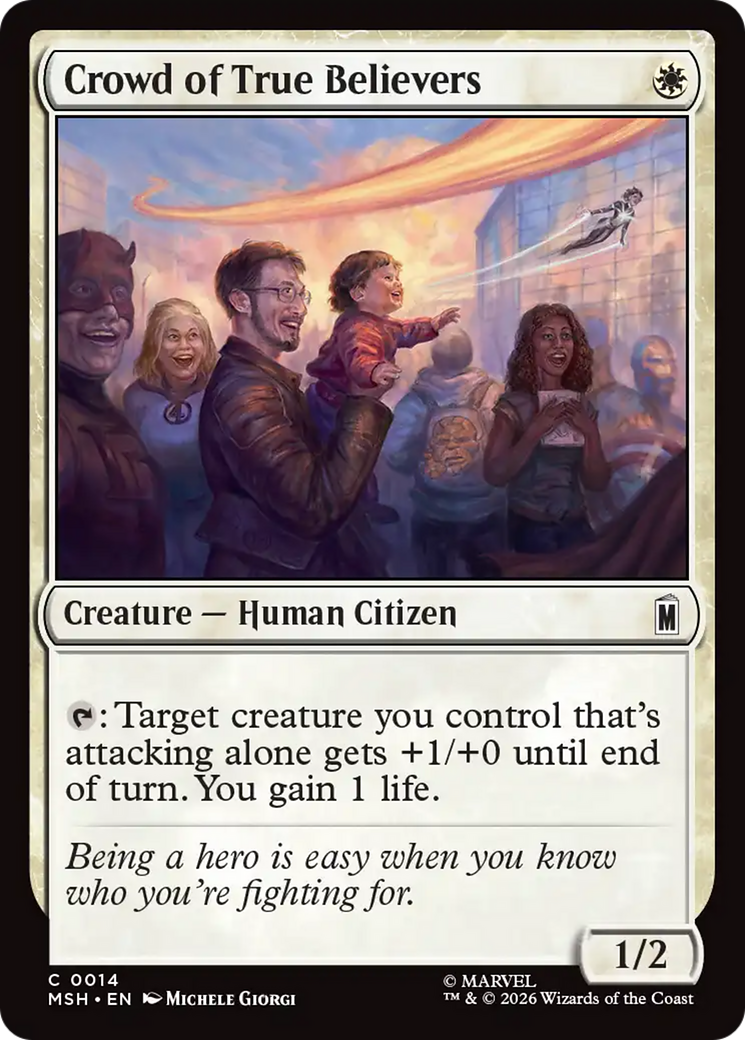 Crowd of True Believers [Marvel Super Heroes] | Total Play