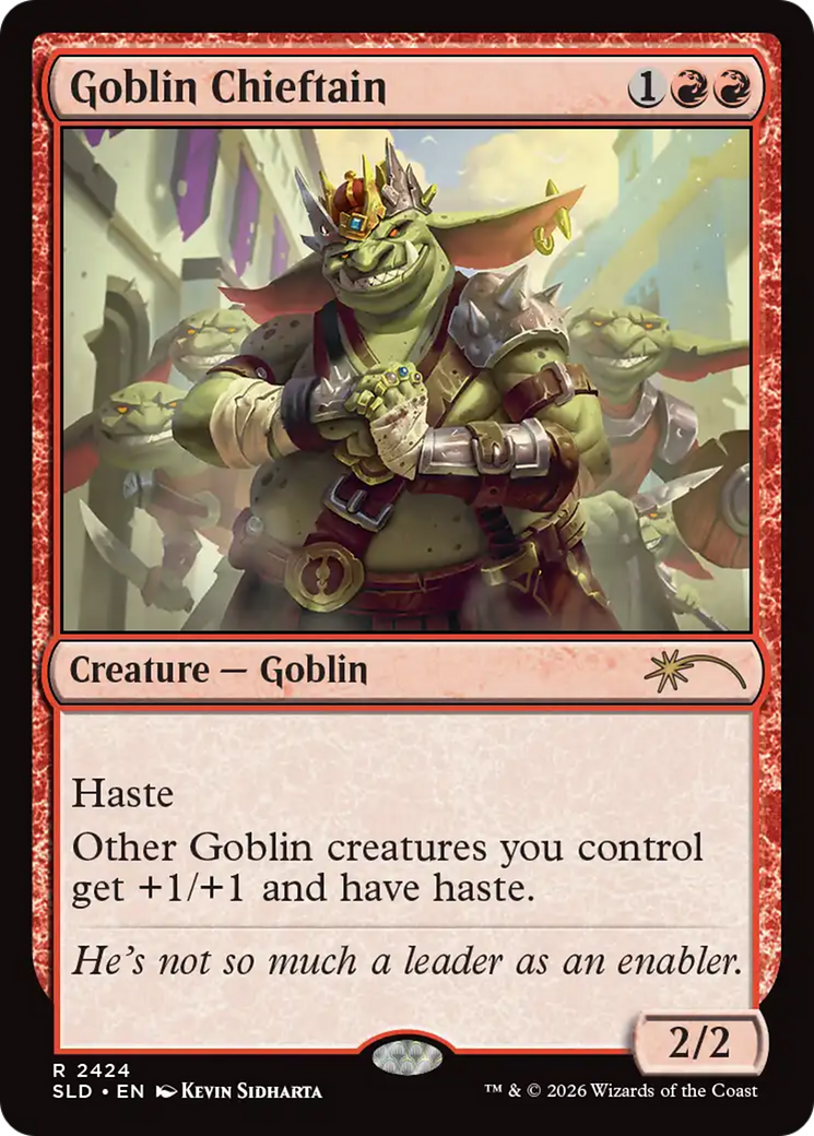 Goblin Chieftain (2424) [Secret Lair Drop Series] | Total Play