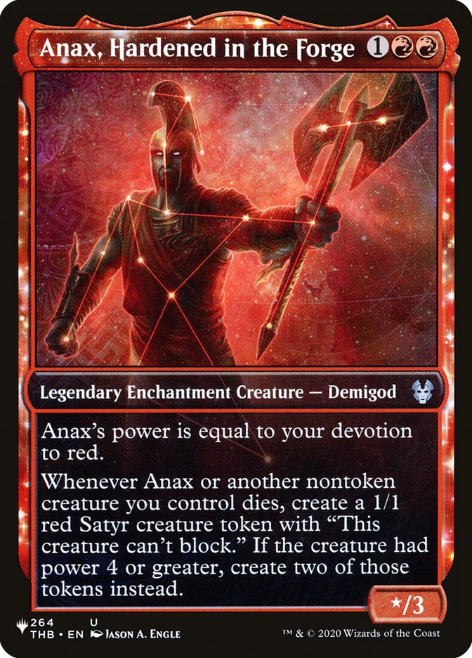 Anax, Hardened in the Forge [The List] | Total Play