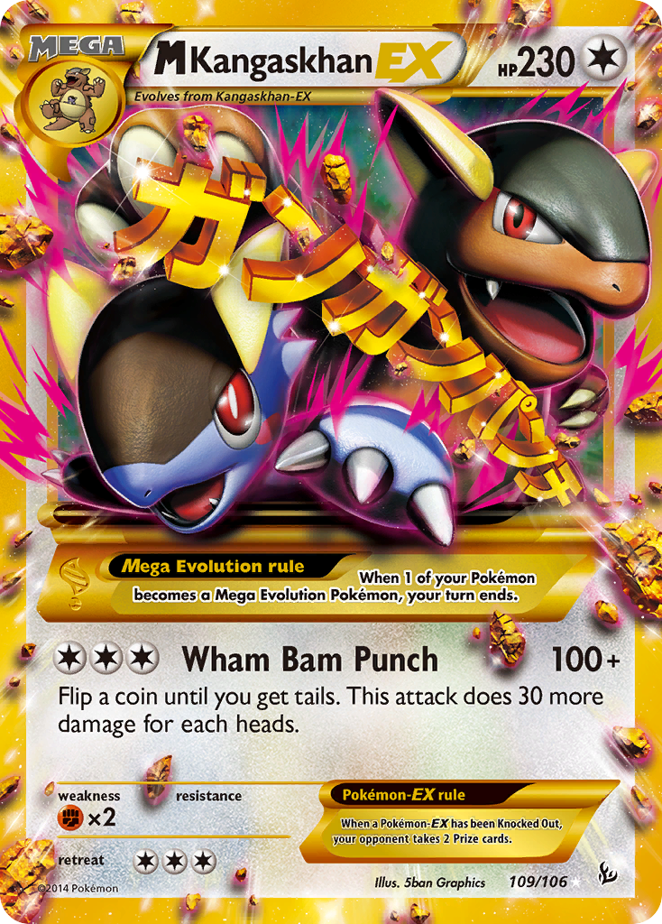 M Kangaskhan EX (109/106) [XY: Flashfire] | Total Play