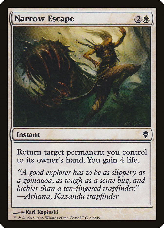 Narrow Escape [Zendikar] | Total Play