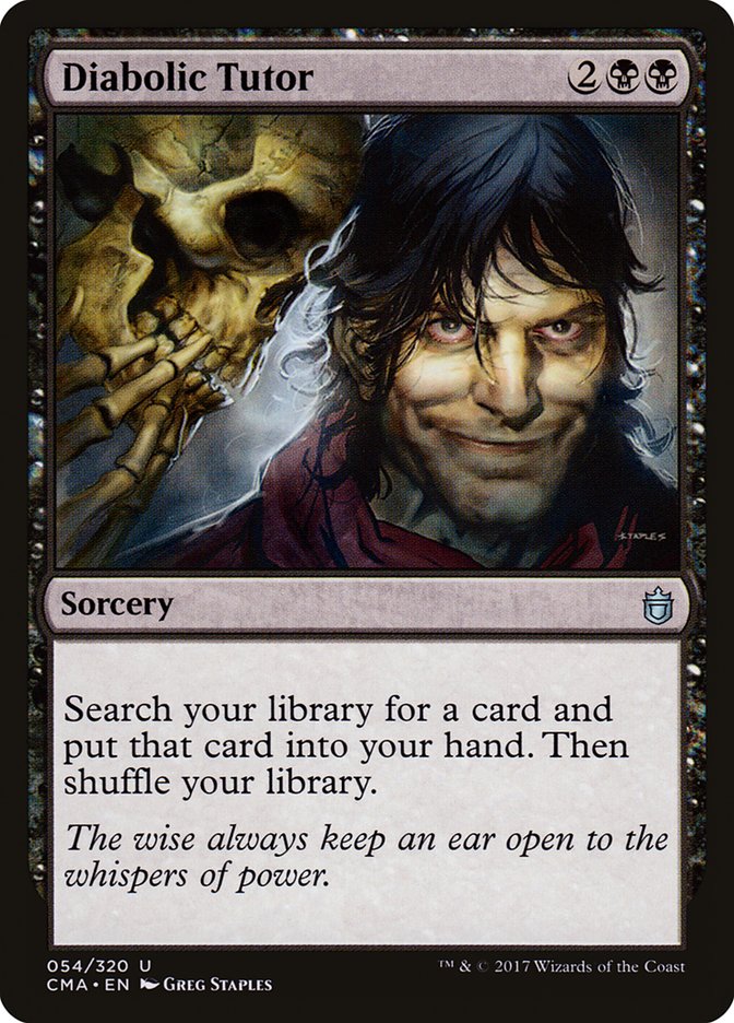 Diabolic Tutor [Commander Anthology] | Total Play