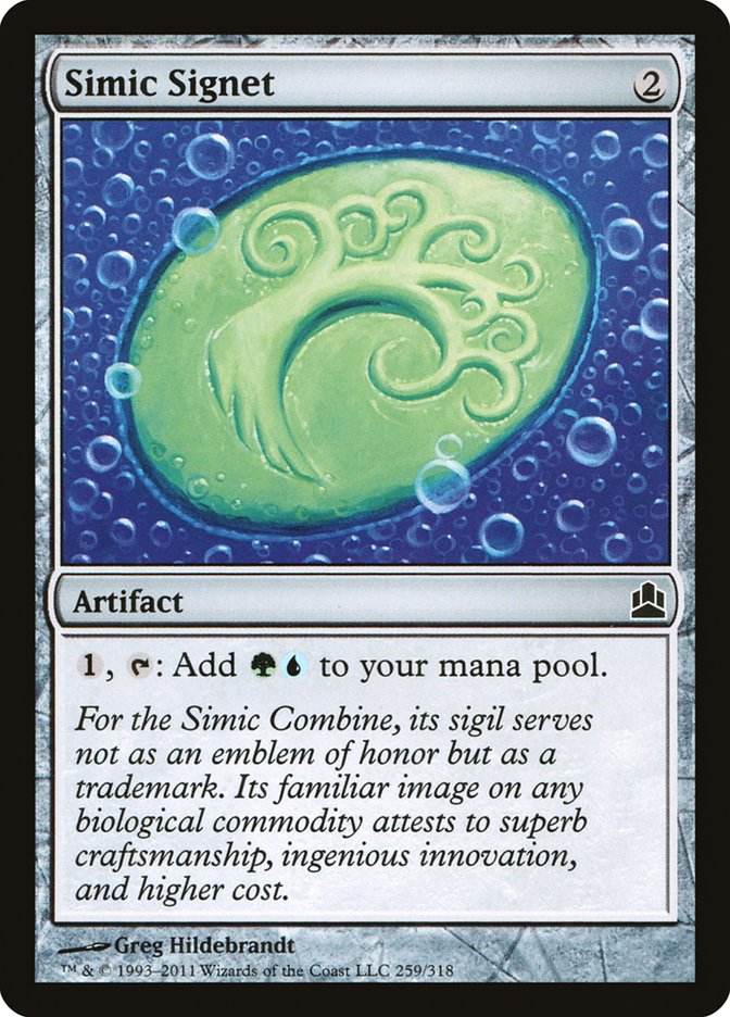 Simic Signet [Commander 2011] | Total Play