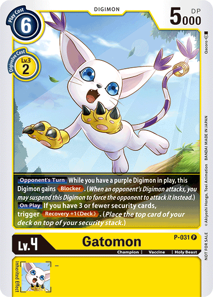 Gatomon [P-031] [Promotional Cards] | Total Play