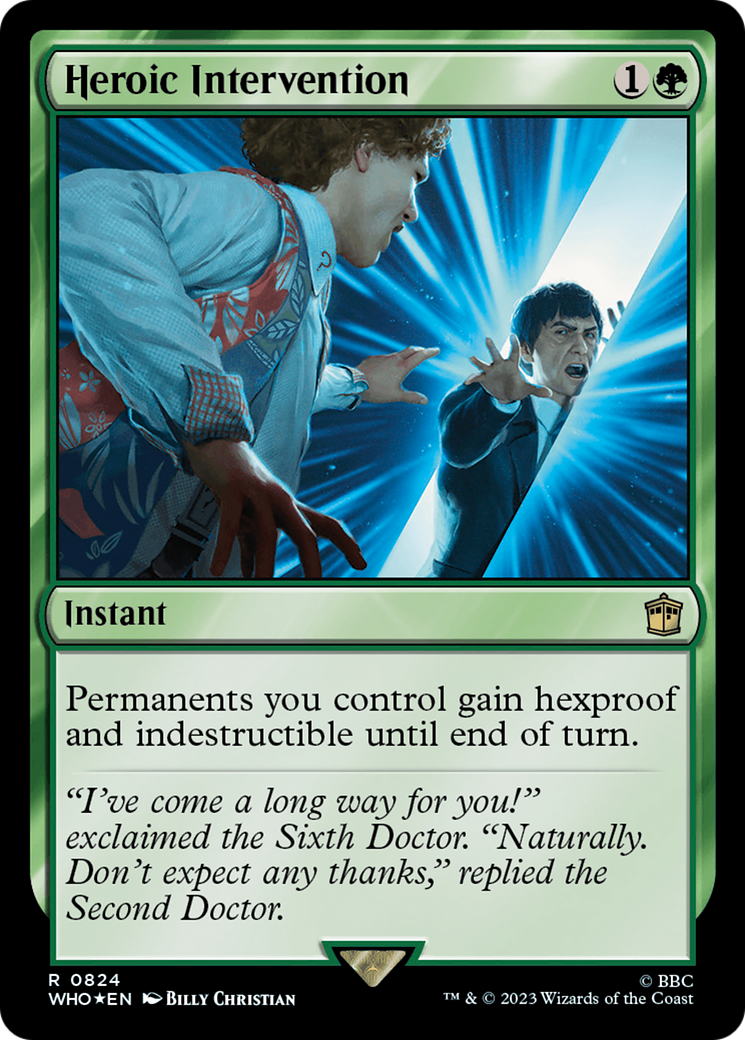 Heroic Intervention (Surge Foil) [Doctor Who] | Total Play