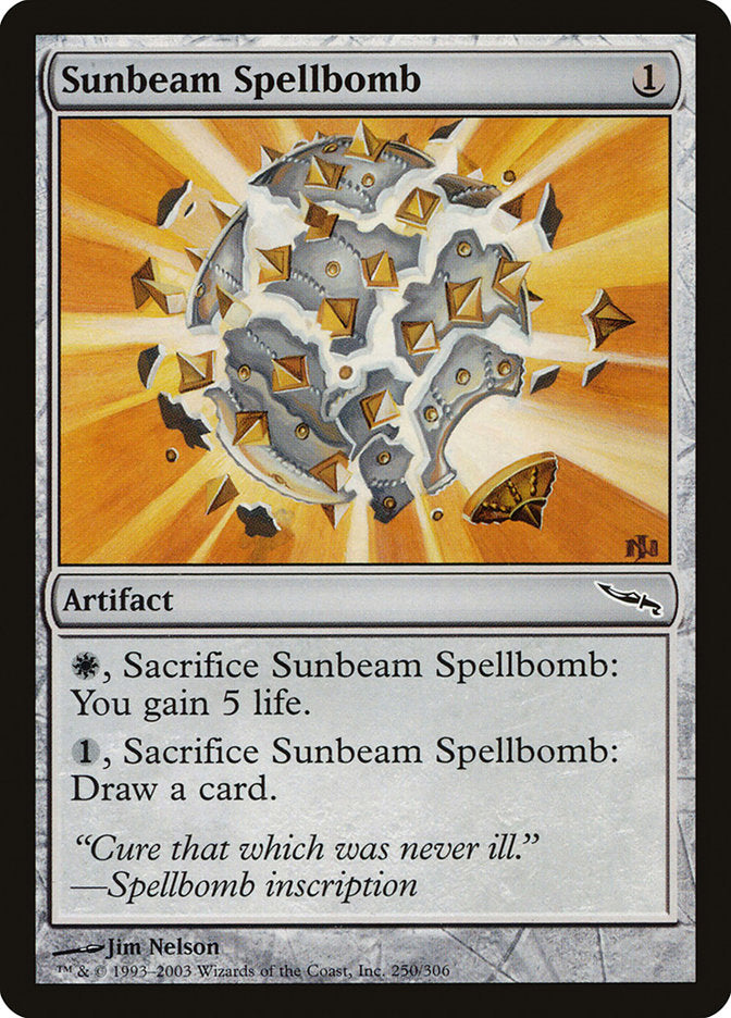 Sunbeam Spellbomb [Mirrodin] | Total Play