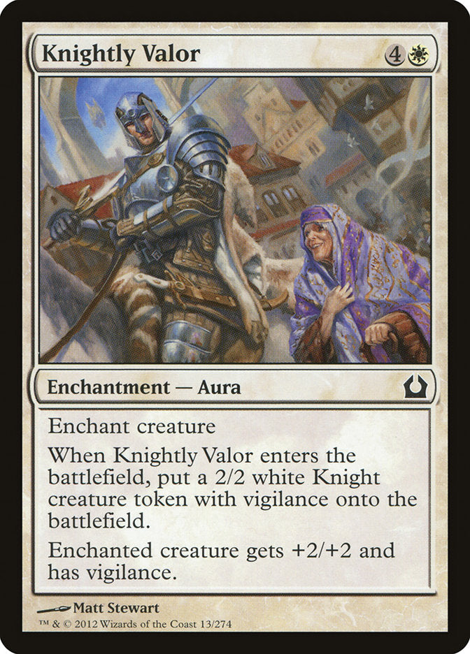 Knightly Valor [Return to Ravnica] | Total Play