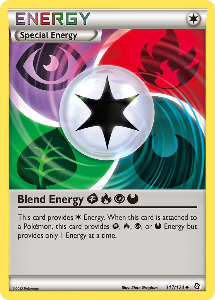 Blend Energy GrassFirePsychicDarkness (117/124) [Black & White: Dragons Exalted] | Total Play