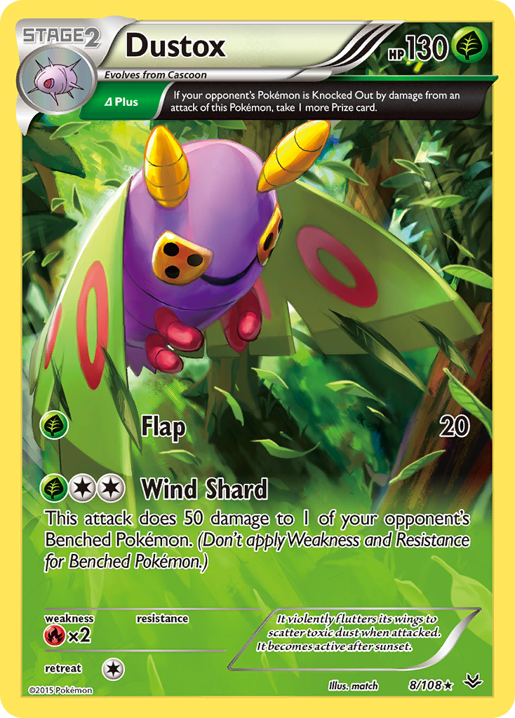 Dustox (8/108) [XY: Roaring Skies] | Total Play