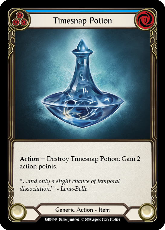 Timesnap Potion [FAB014-P] (Promo)  1st Edition Cold Foil | Total Play