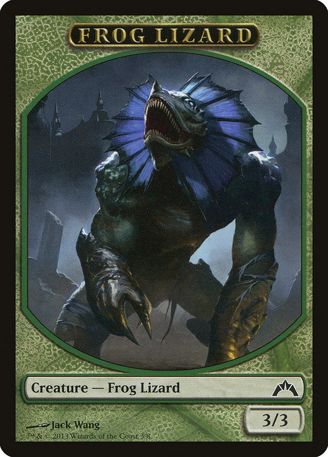 Frog Lizard Token [Gatecrash Tokens] | Total Play