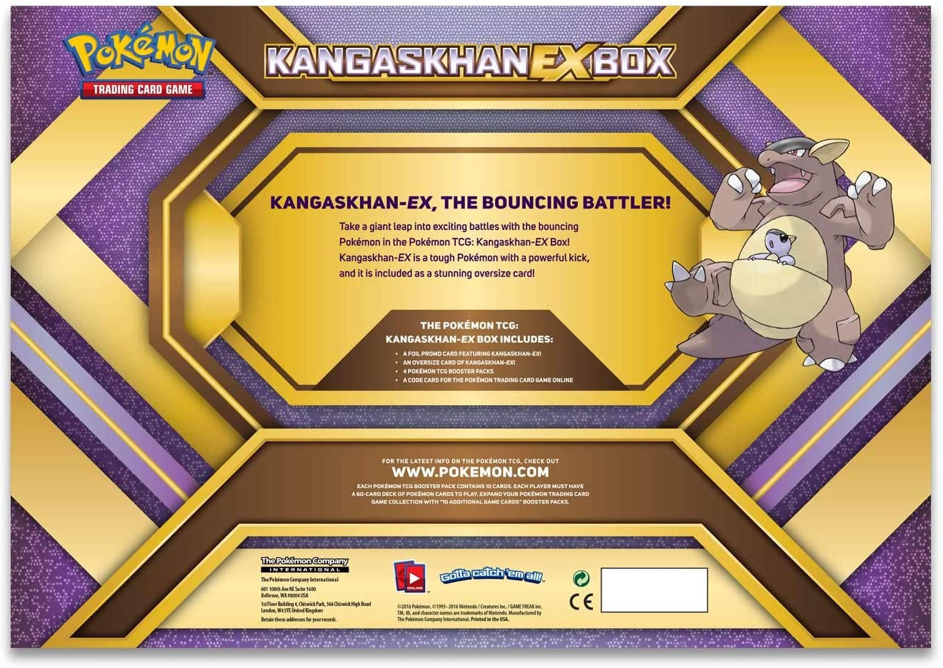 Kangaskhan EX Box | Total Play