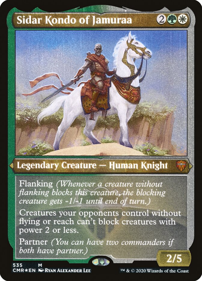 Sidar Kondo of Jamuraa (Etched) [Commander Legends] | Total Play