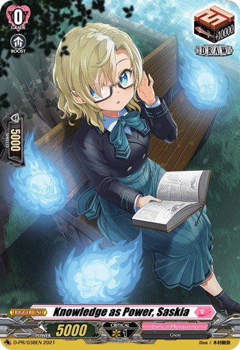 Knowledge as Power, Saskia (D-PR/038EN) [D Promo Cards] | Total Play