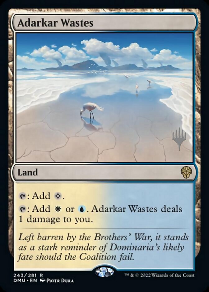 Adarkar Wastes (Promo Pack) [Dominaria United Promos] | Total Play