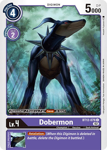 Dobermon [BT12-076] [Across Time] | Total Play