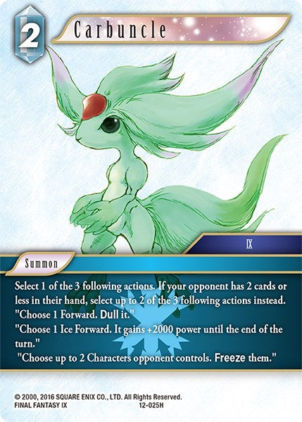 Carbuncle [Opus XII] | Total Play