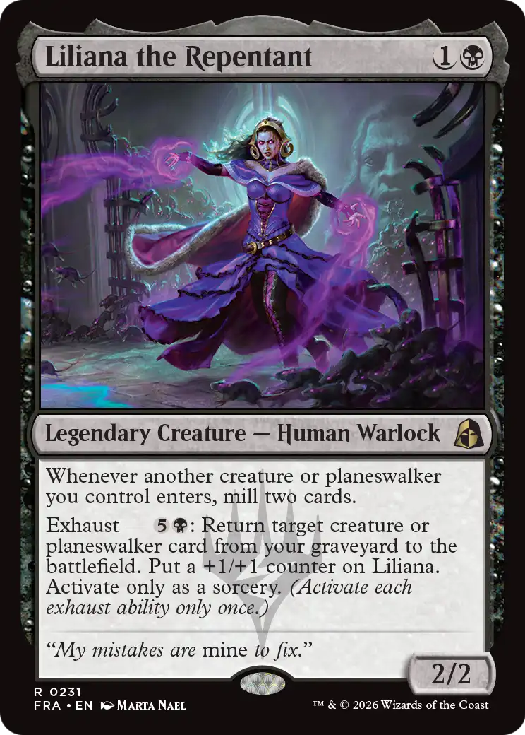 Liliana the Repentant [Reality Fracture] | Total Play