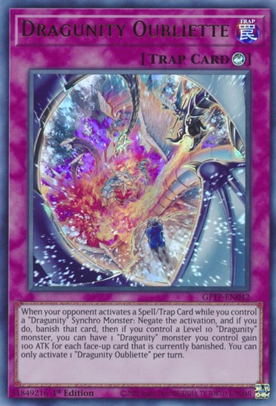 Dragunity Oubliette [GFTP-EN042] Ultra Rare | Total Play
