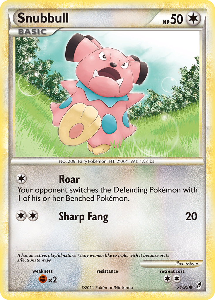 Snubbull (71/95) [HeartGold & SoulSilver: Call of Legends] | Total Play