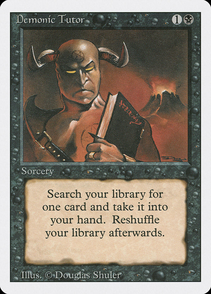 Demonic Tutor [Revised Edition] | Total Play