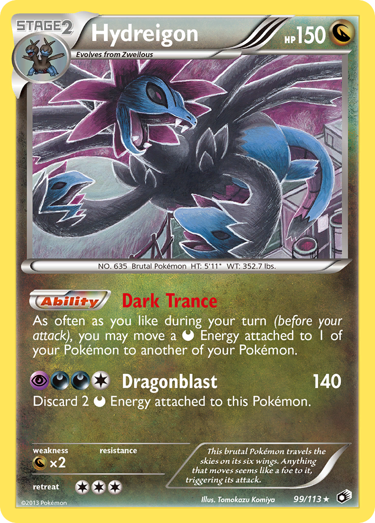 Hydreigon (99/113) [Black & White: Legendary Treasures] | Total Play
